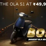 BOSS (Biggest Ola Festive Season Discounts)- Now Ola S1 Own at Rs.₹49,999 Only