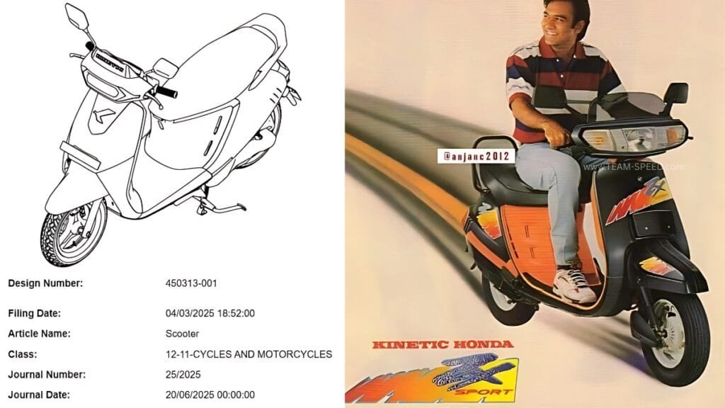 Kinetic Patents ZX‑Styled e‑Scooter Design